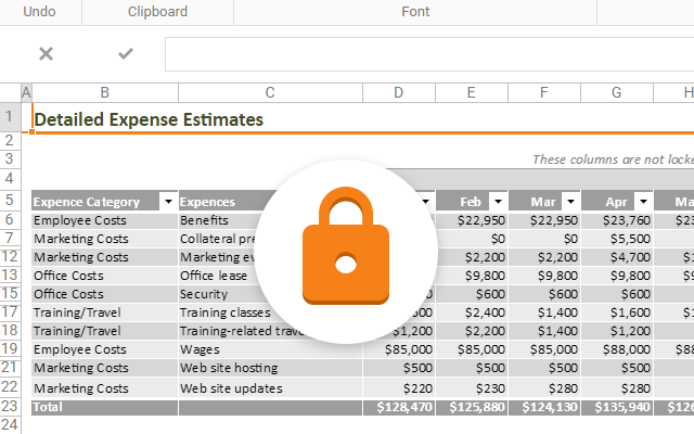 Worksheet Protection