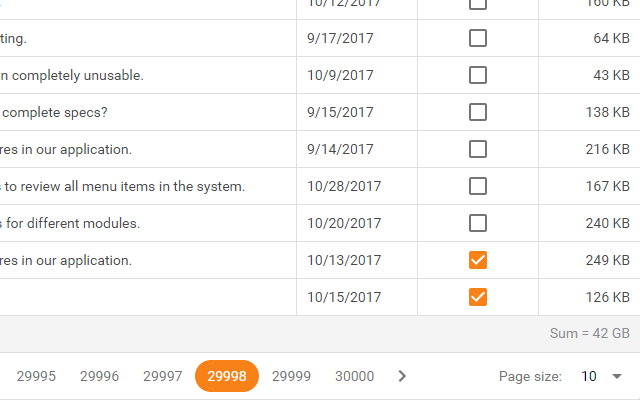 Large Database (Server Mode)