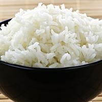 White steamed rice