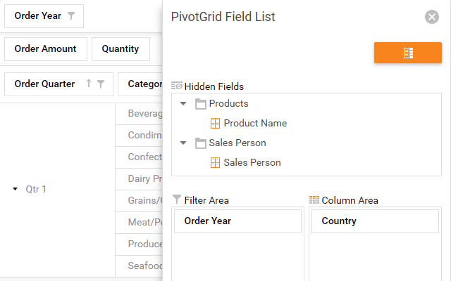 Customization Window