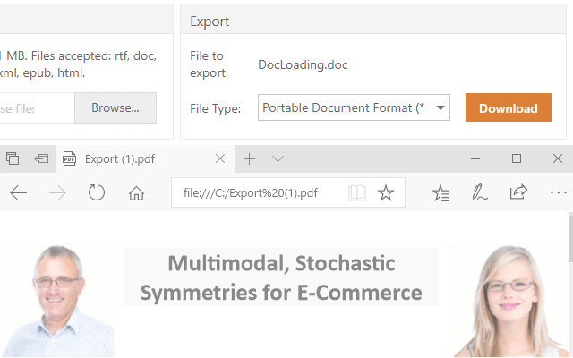 Word (RTF) Document Conversion